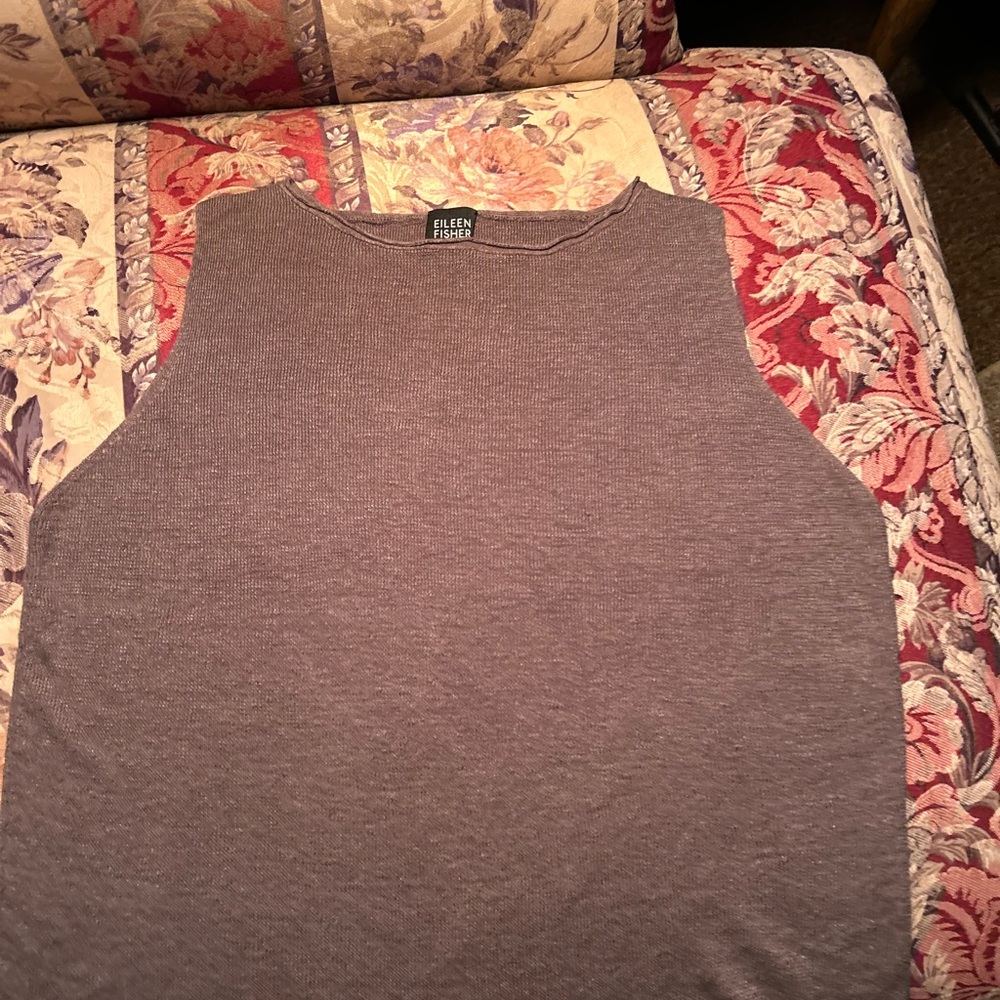 Heather Gray Scoop Neck Muscle Tee